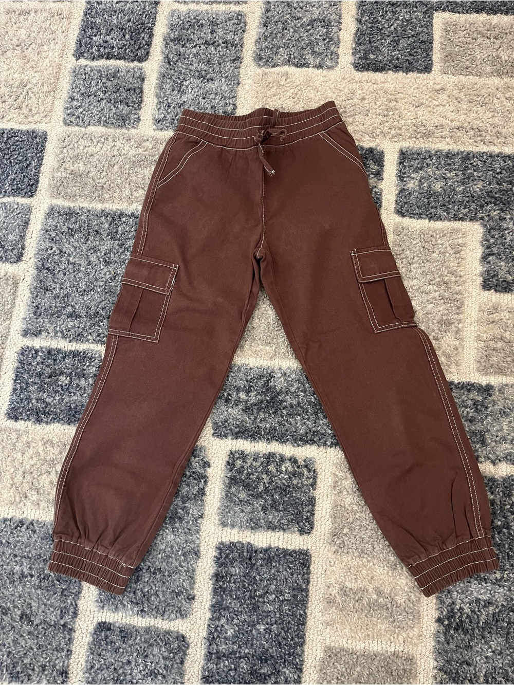 Full Tilt Brown Cargo Jogger Pants